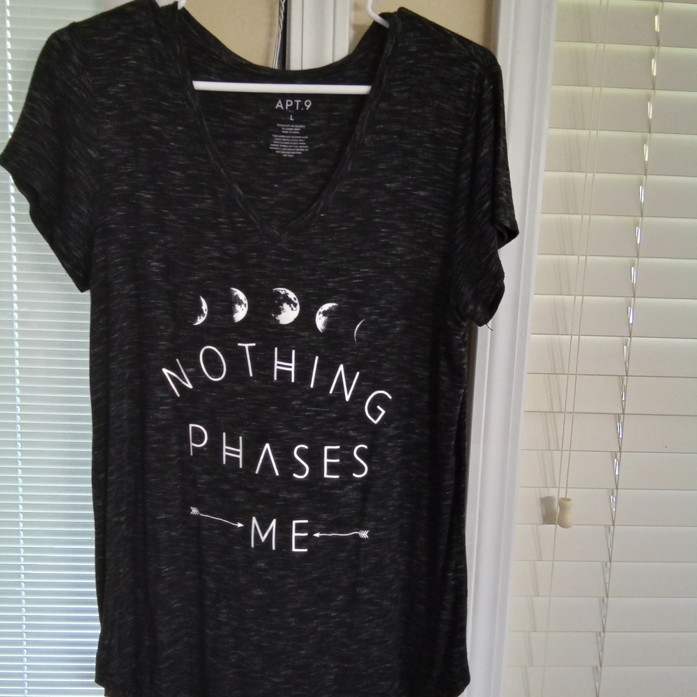 Apt. 9 Charcoal Graphic Women's Tee